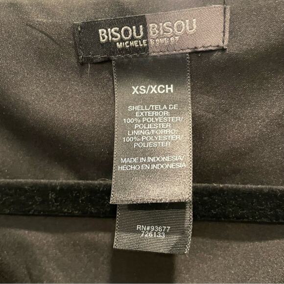 Bisou Bisou Michelle Bohbot Flowy Bell Sleeve Multicolor Top Blouse size XS - Picture 5 of 16